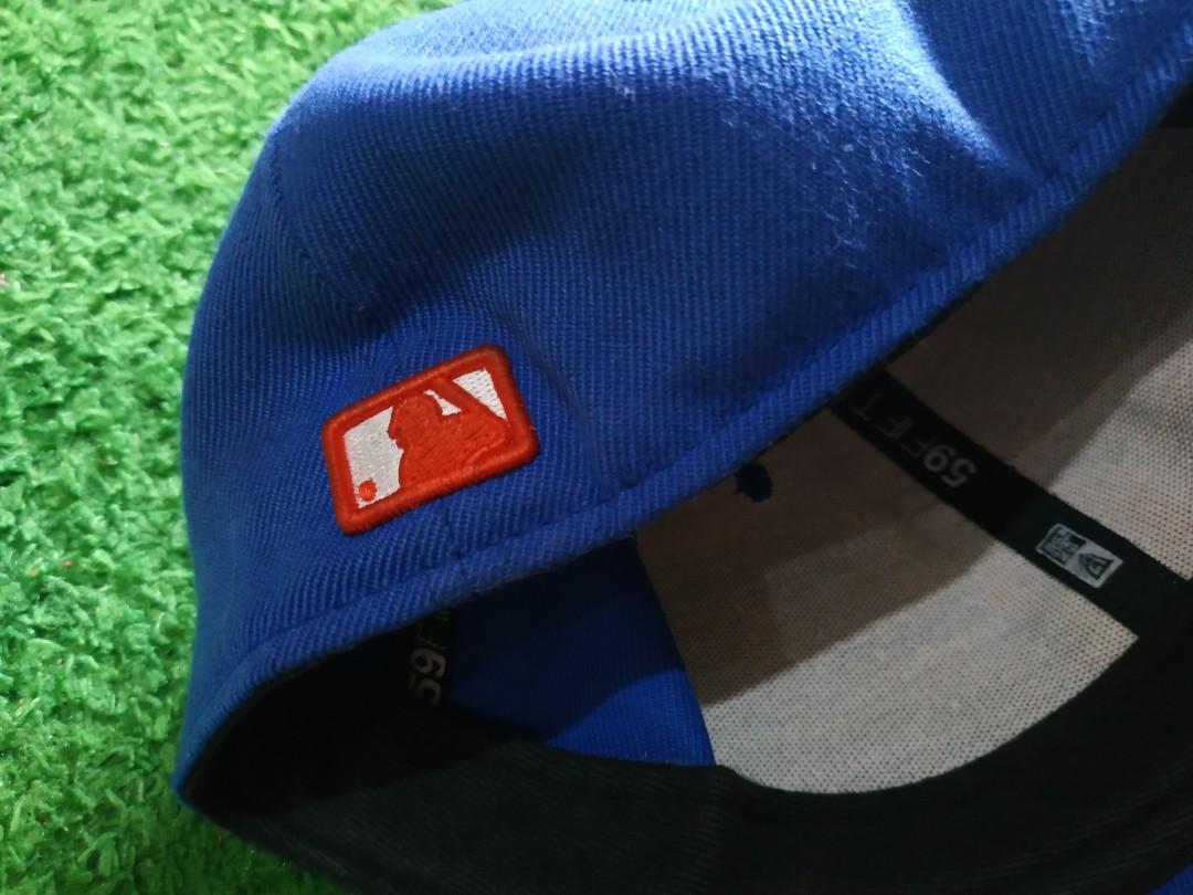 Topi New Era Snapback Chicago Cubs Blue 7 1 2 59 6cm Fesyen Pria Aksesoris Topi Di Carousell