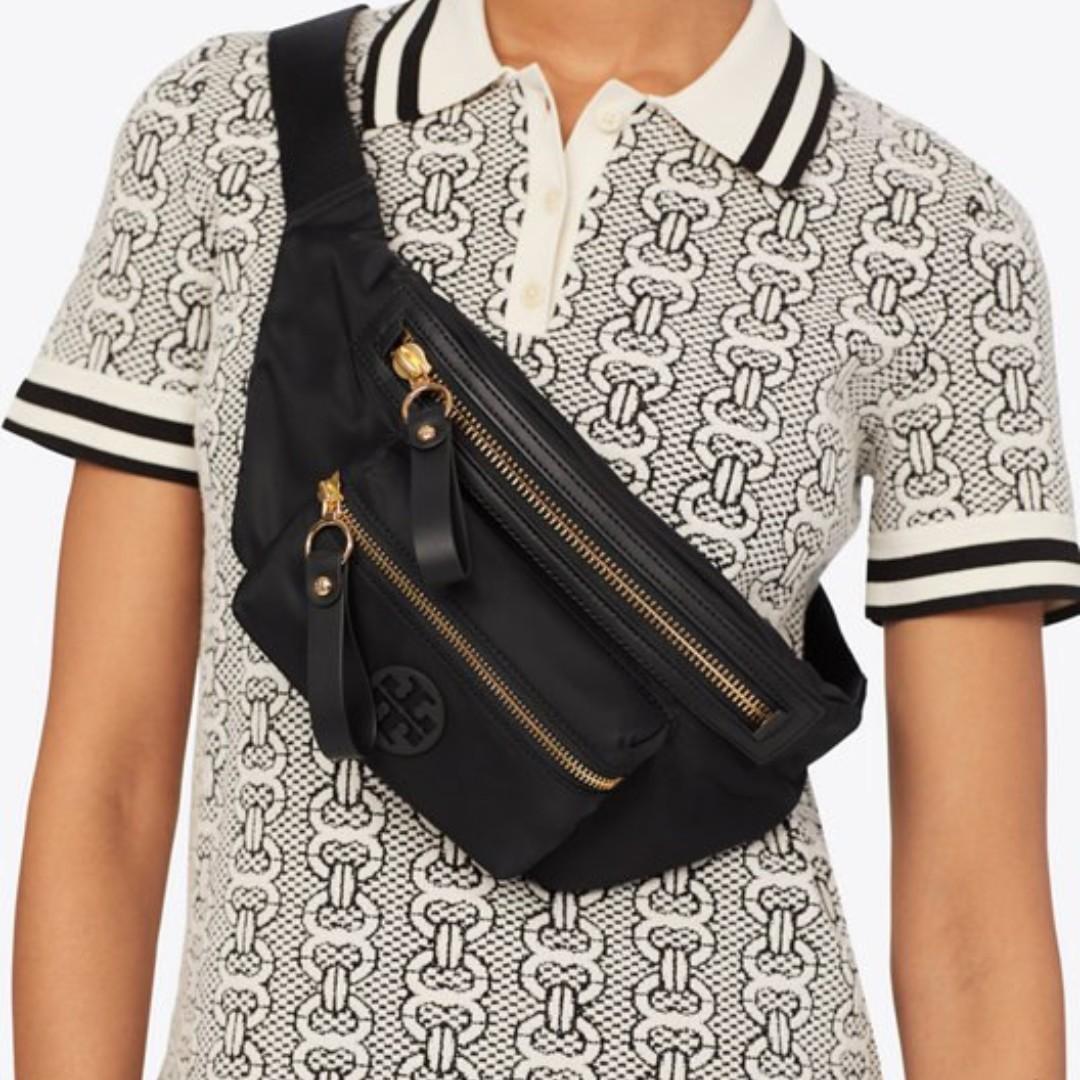 TORY BURCH AUTHENTIC Tilda Nylon Belt Bag, Women's Fashion