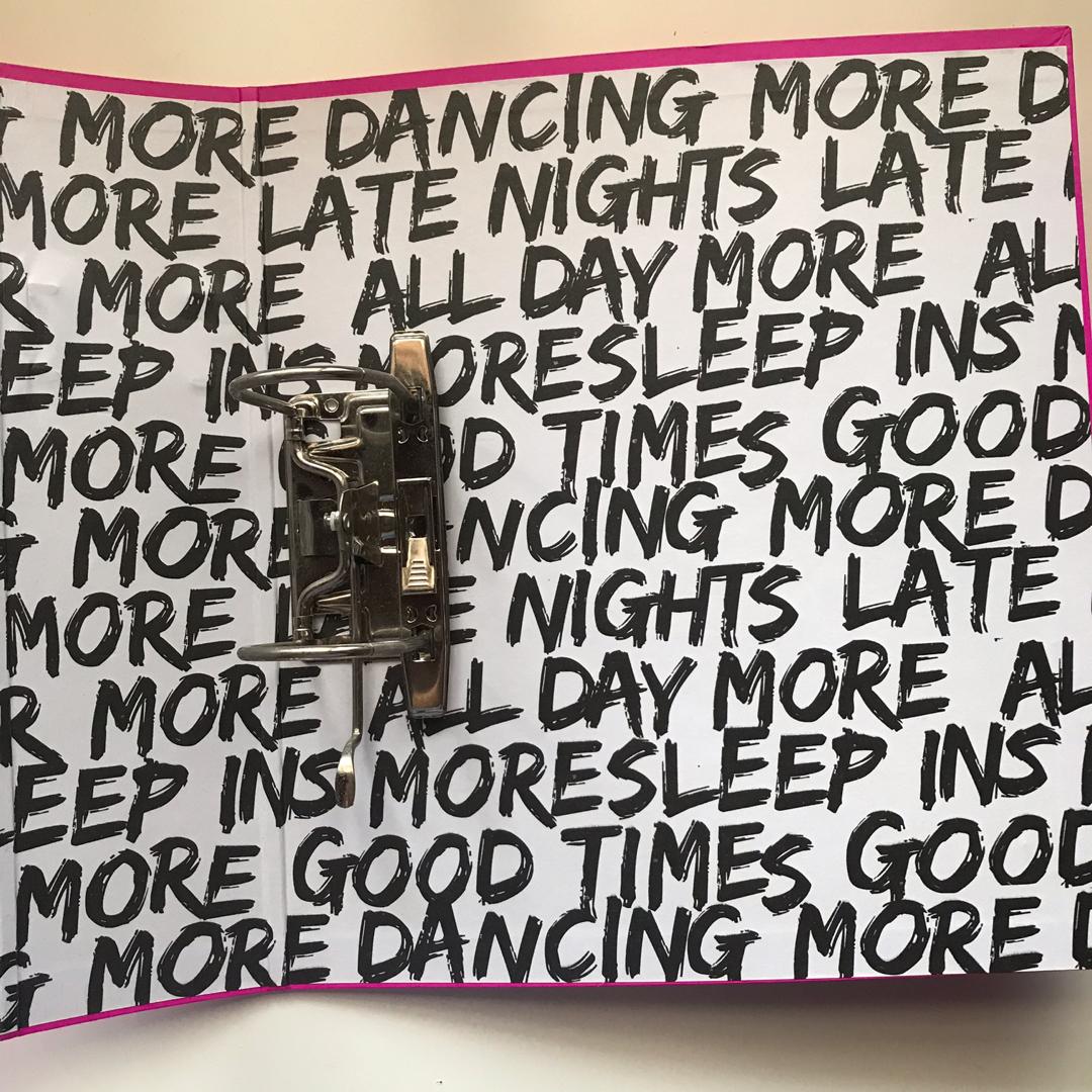 Typo Ring Binder, Hobbies & Toys, Stationery & Craft, Stationery