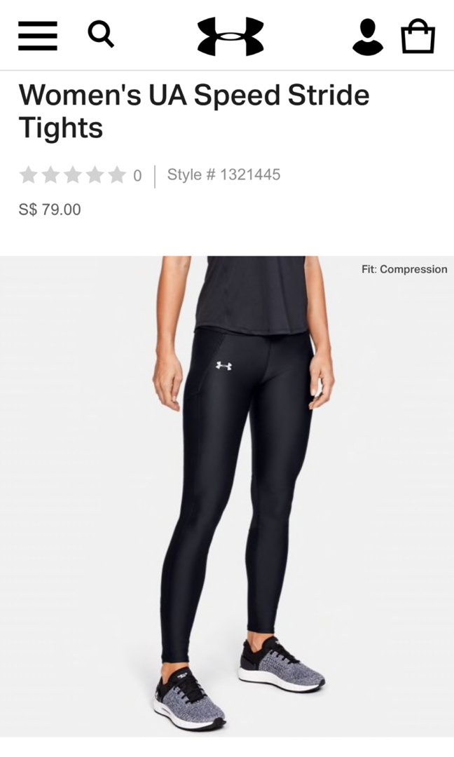under armour heatgear band leggings
