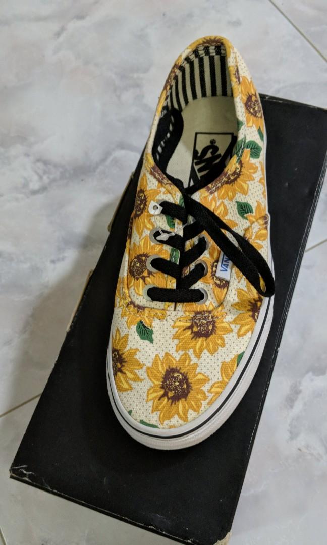 sunflower vans sneakers