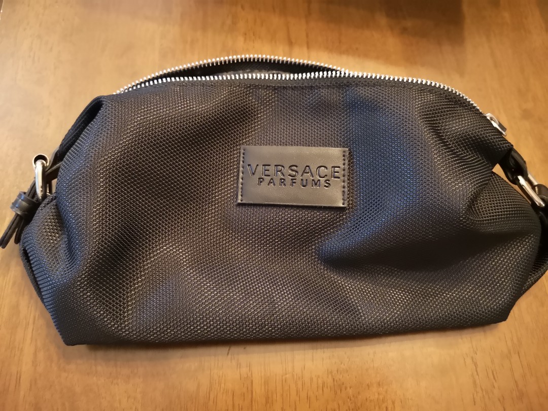 Versace mens toiletry new arrivals bag