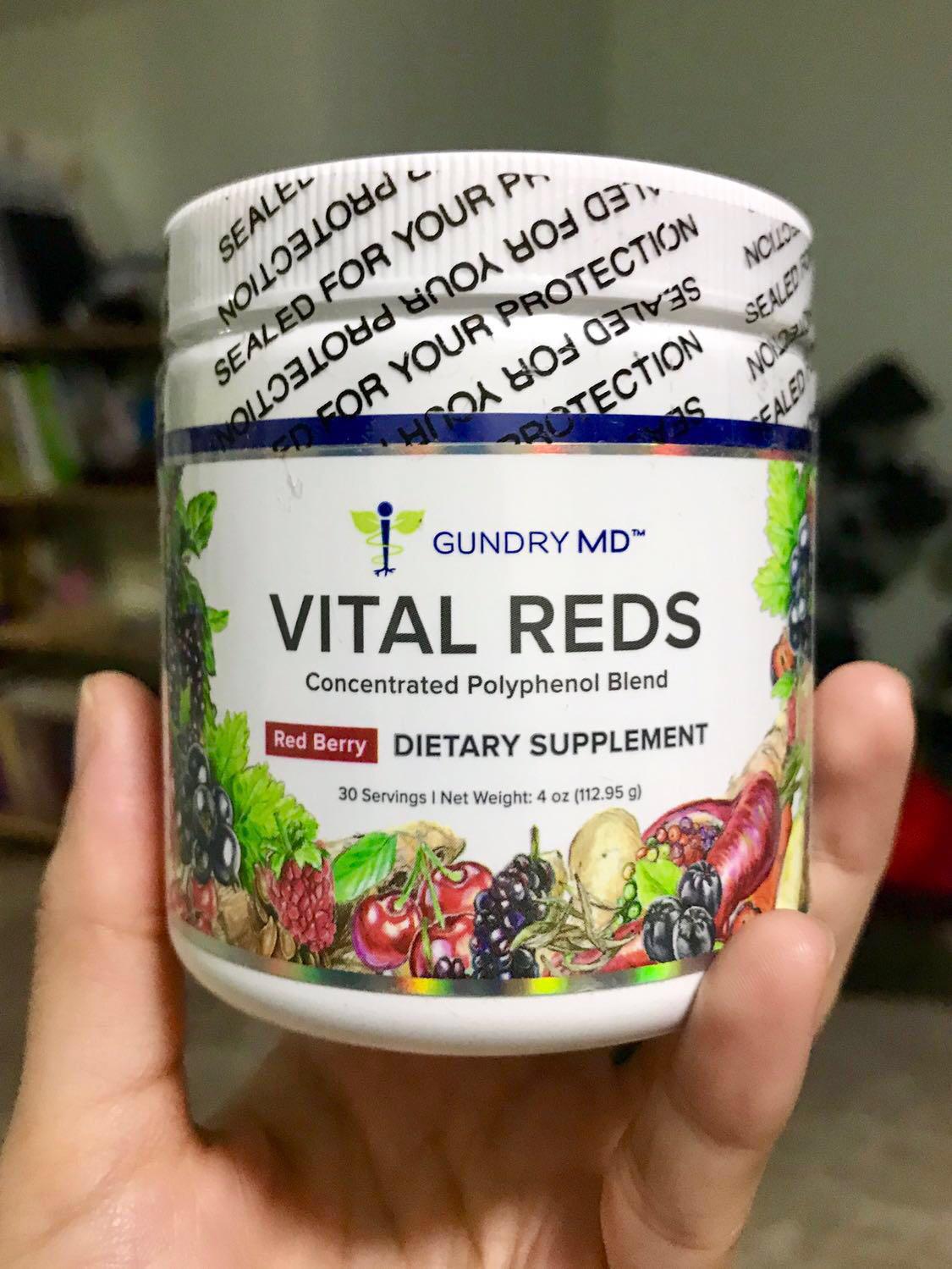 indre ske udmelding VITAL REDS Dr. Gundry M.D. Polyphenol Blend Dietary, Health & Nutrition,  Health Supplements, Health Food, Drinks & Tonics on Carousell