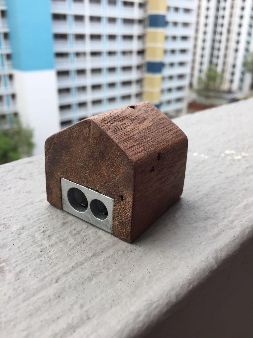 Wooden Barn House Staedtler Metal Graphite Pencil Sharpener