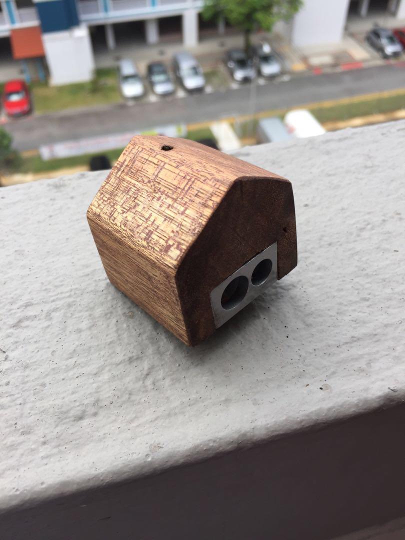 Wooden Barn House Staedtler Metal Graphite Pencil Sharpener