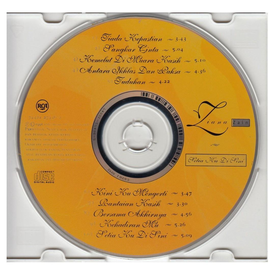 Ziana Zain Setia Ku Disini 1995 Cd Bmg Music Media Cds Dvds Other Media On Carousell
