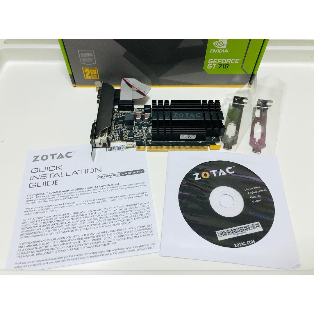 Zotac Geforce Geforce Gt710 Specs 710 1gb Zotac Gt710 Zotac