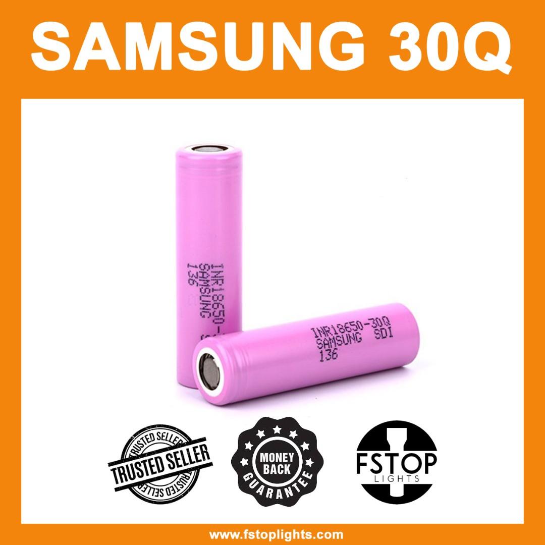 Samsung Inr18650 30q High Drain 15a20a Continuous Discharge 37v