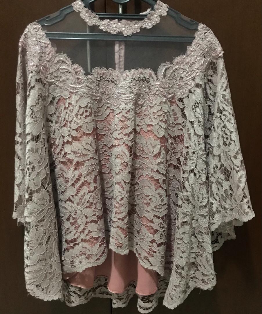 Atasan Kebaya Brokat Fesyen Wanita Pakaian Wanita Atasan Di Carousell