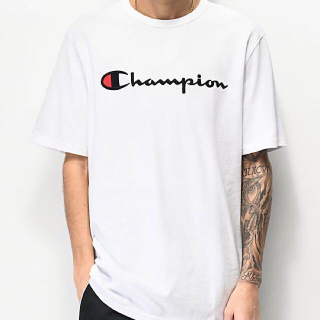 champion white shirt womens