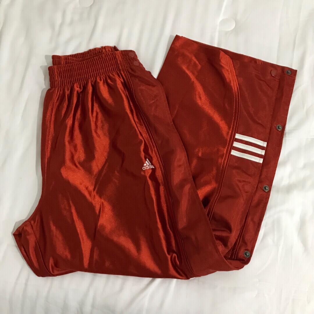 adidas adibreak track pants red