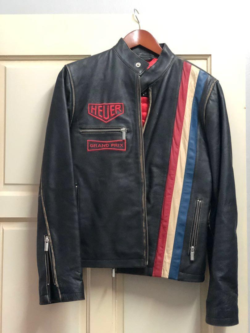 Tag heuer discount leather jacket