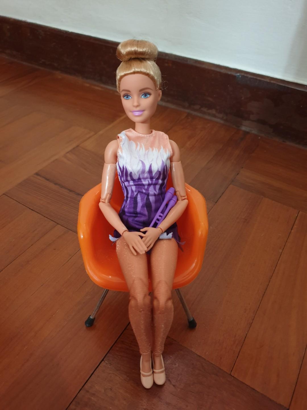barbie made to move gymnast
