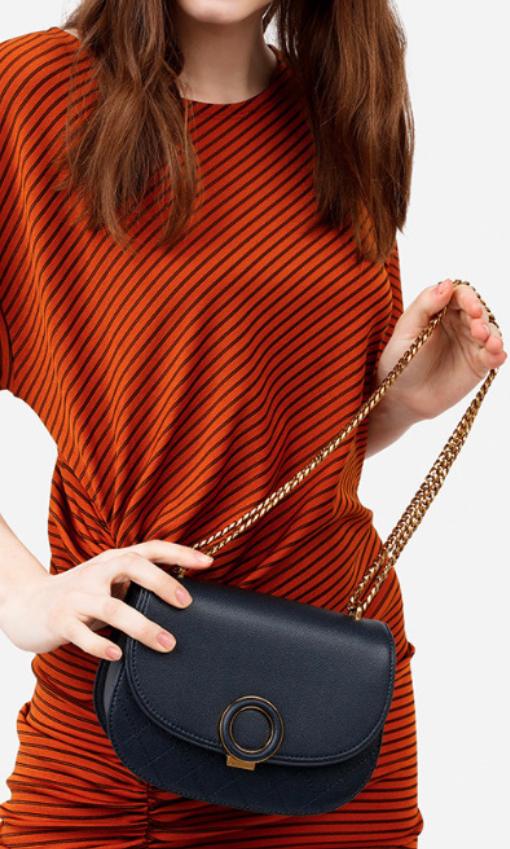 Charles and keith shop circular buckle bag
