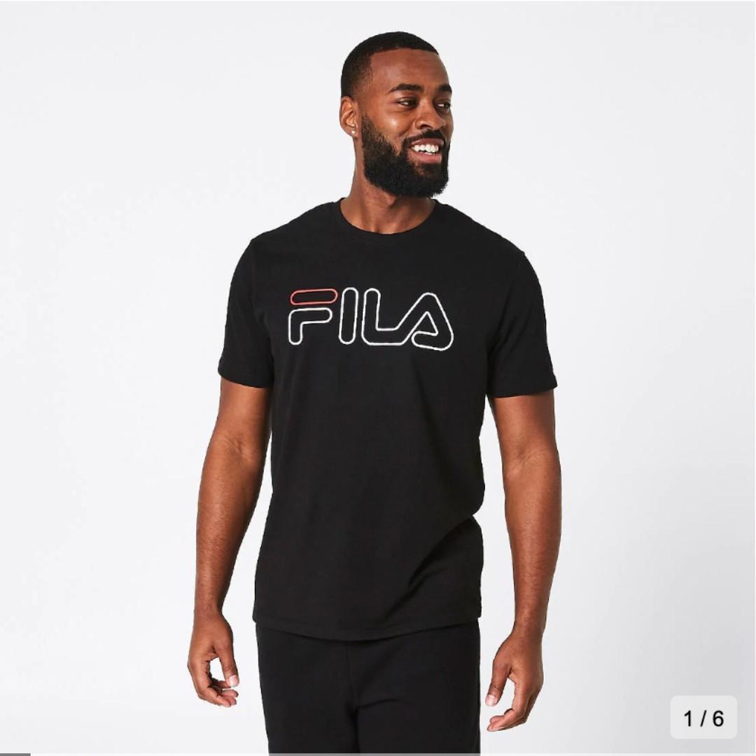 fila black tee