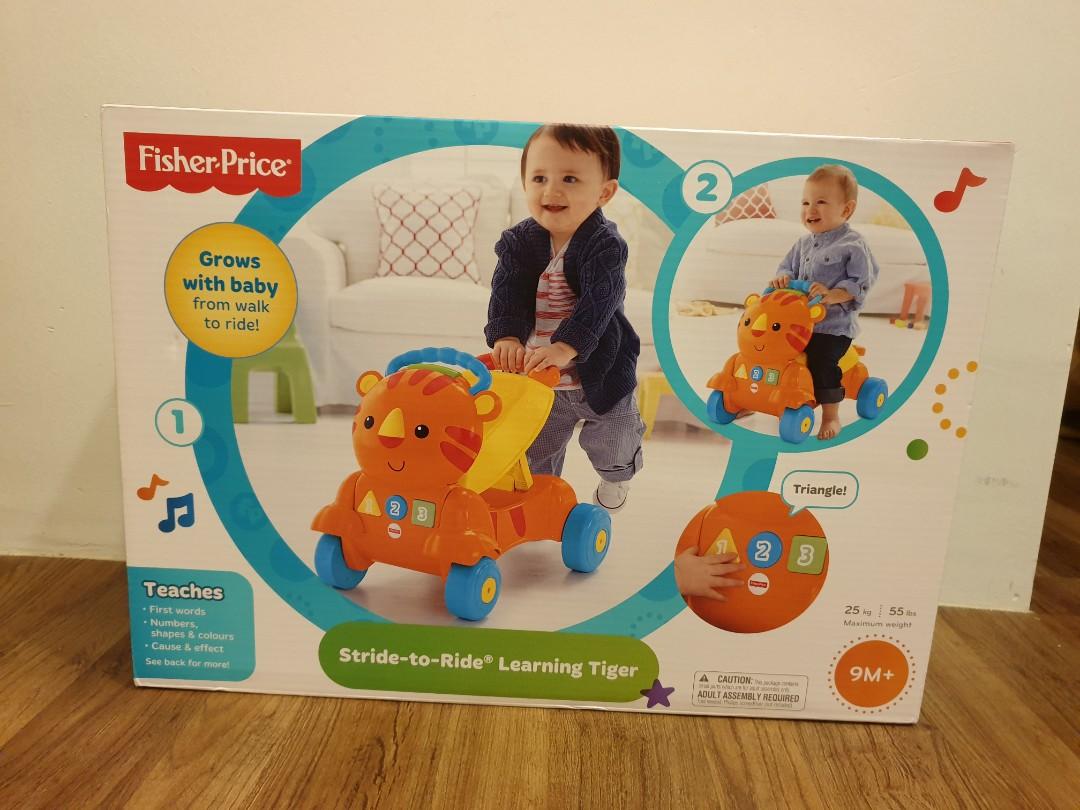 fisher price stride to ride learning tiger
