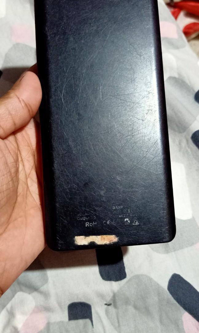 CDR king Power bank 20000 mah (Category: Chargers) located in Quezon City. Submitted by carl_pam (Listing ID 232429931, Image 2). Description: In good condition.no issue.my mga gasgas pro not affecting the function.nkkfullcharge NG Android phone at my 2 outlet.with flashlight and screen to know percentage of power bank.unit only.gamit ko charger any Android charger will do.pm for inquiry.
