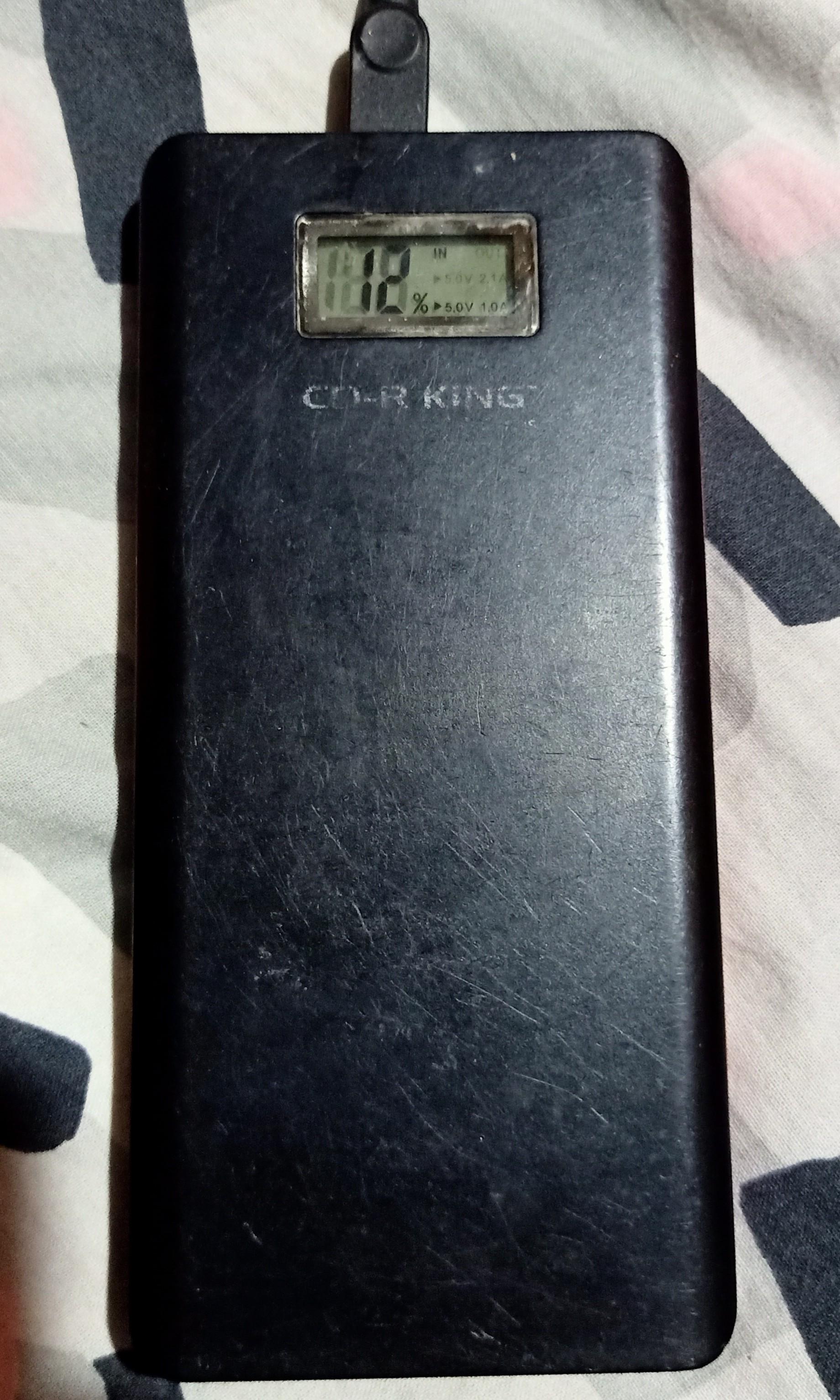 CDR king Power bank 20000 mah (Category: Chargers) located in Quezon City. Submitted by carl_pam (Listing ID 232429931, Image 1). Description: In good condition.no issue.my mga gasgas pro not affecting the function.nkkfullcharge NG Android phone at my 2 outlet.with flashlight and screen to know percentage of power bank.unit only.gamit ko charger any Android charger will do.pm for inquiry.