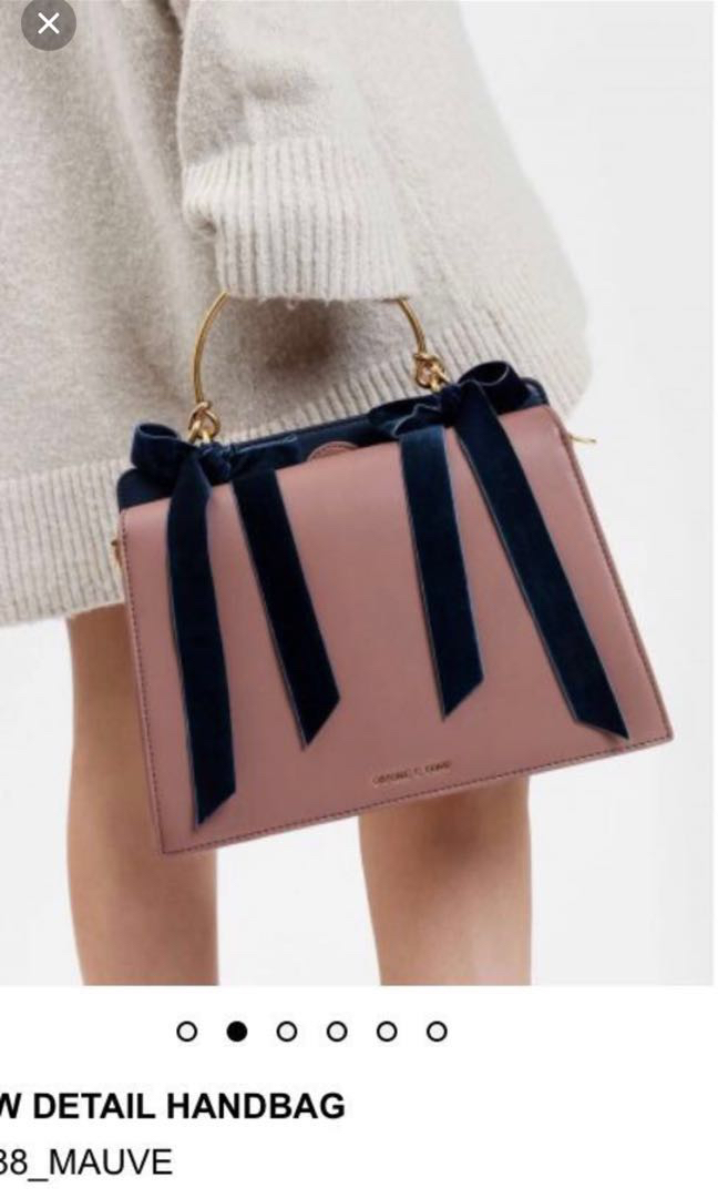 Charles and keith on sale ribbon bag