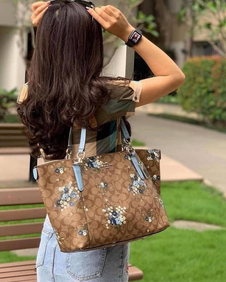 Coach ava zip hot sale tote