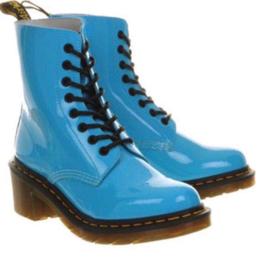 light blue dr martens