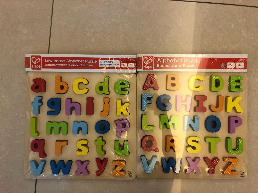 hape letter puzzle