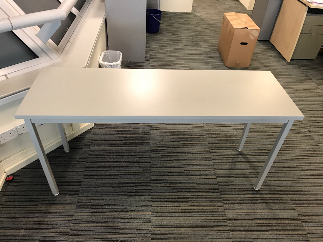 Heavy duty office table. 1.5m long by 50cm., Furniture & Home Living