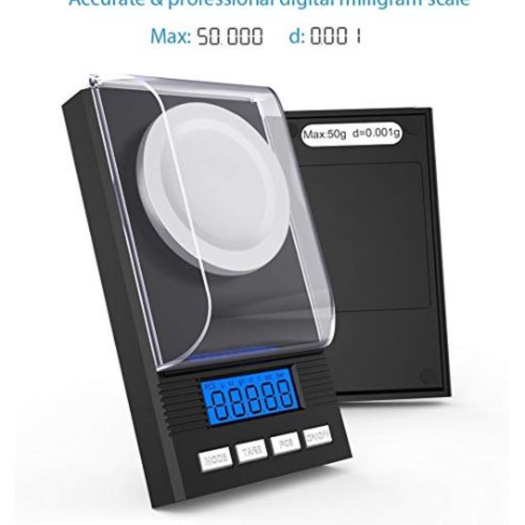 Digital Milligram Scale [1/1000th of a gram resolution!] & Calibration  Weight