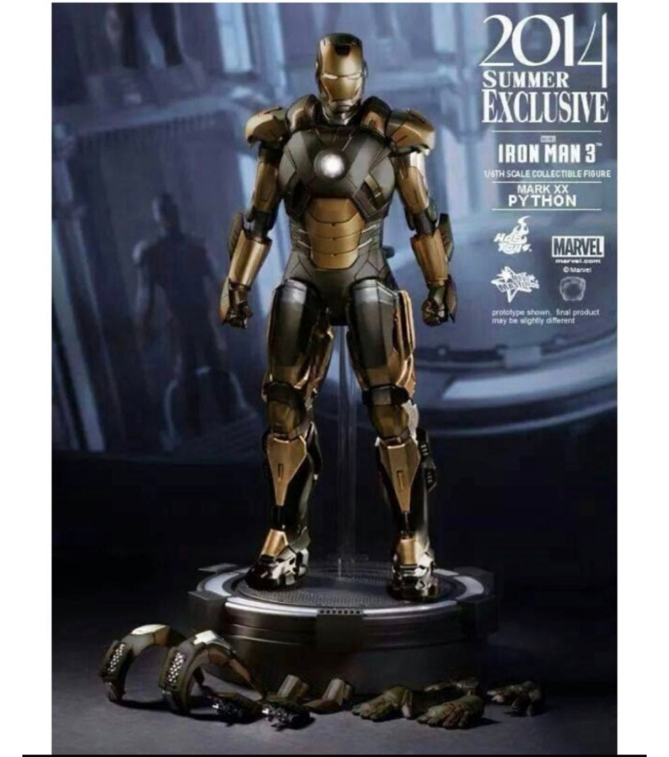 Hot toys Ironman 1 6 python Hobbies Toys Toys Games on Carousell