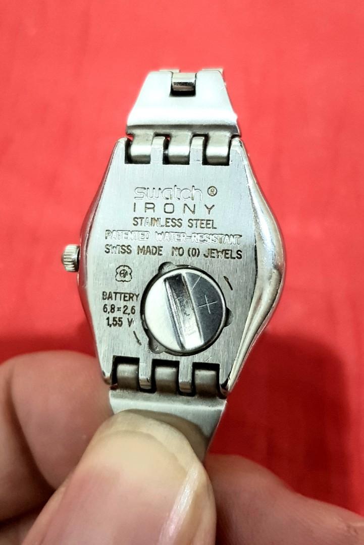 Harga jam swatch irony stainless steel on sale