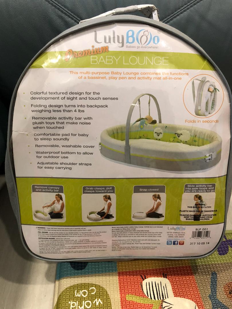 lulyboo baby lounge premium