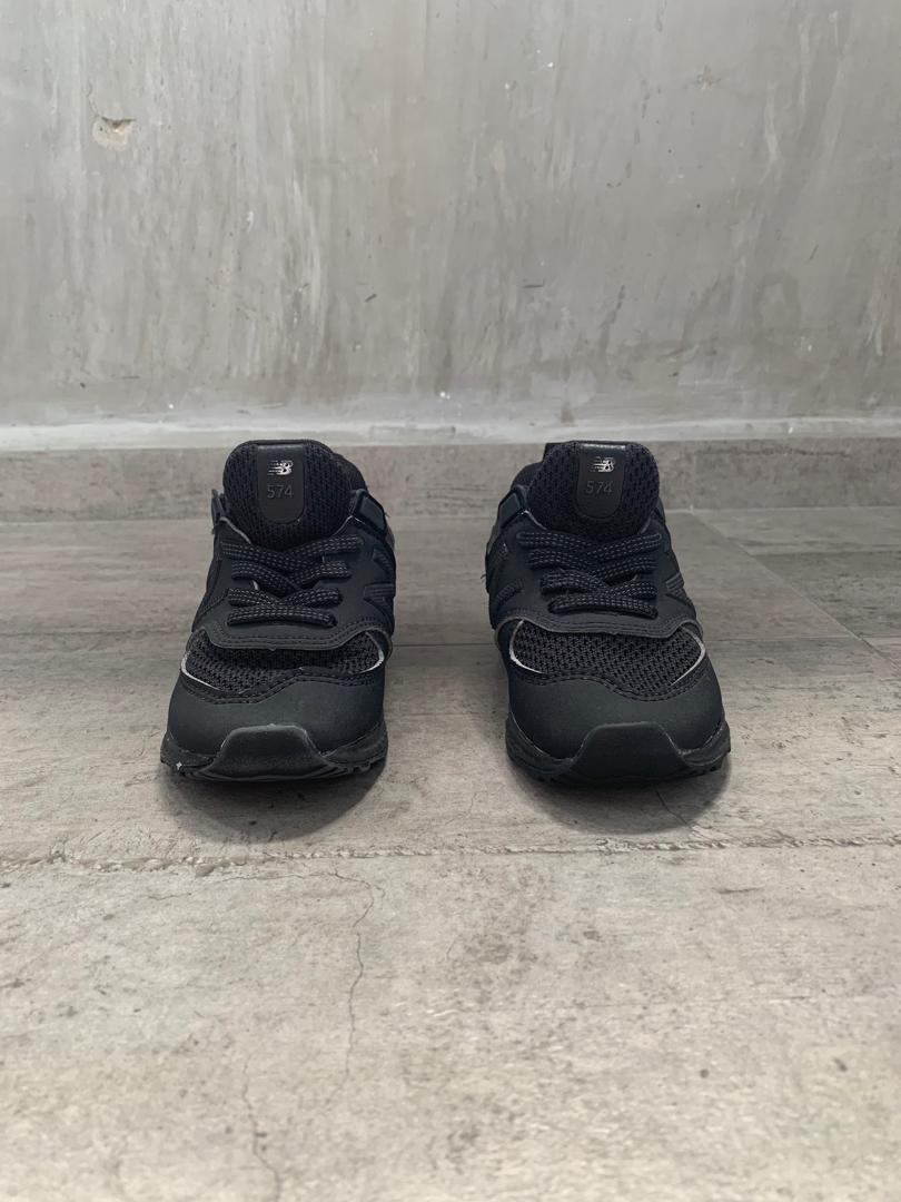 New Balance 574 Triple Black Boy Shoes 8c Babies Kids Boys Apparel 1 To 3 Years On Carousell