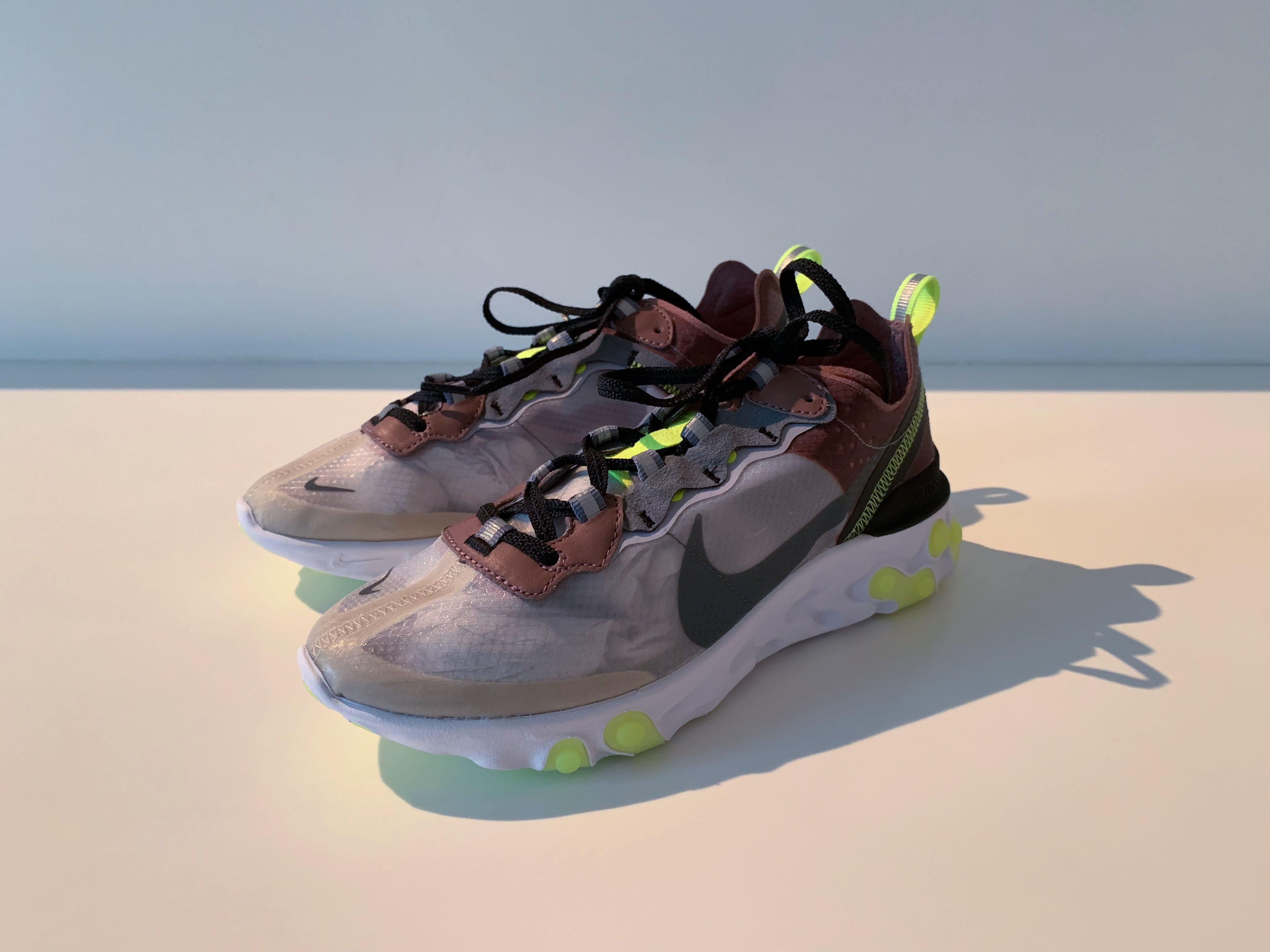 nike react element 55 desert sand