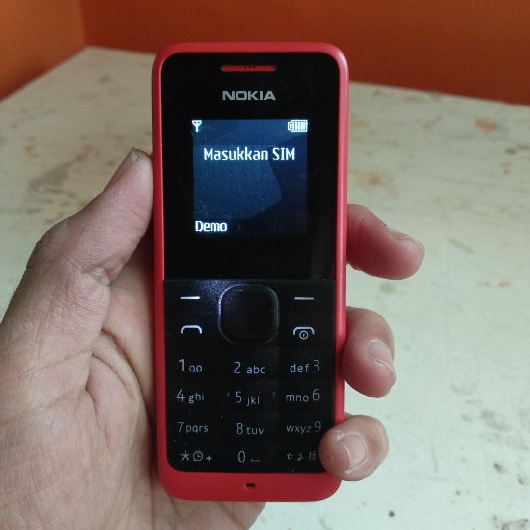 Mauthr Nokia 105 Merah Telepon Seluler Tablet Lainnya Di Carousell