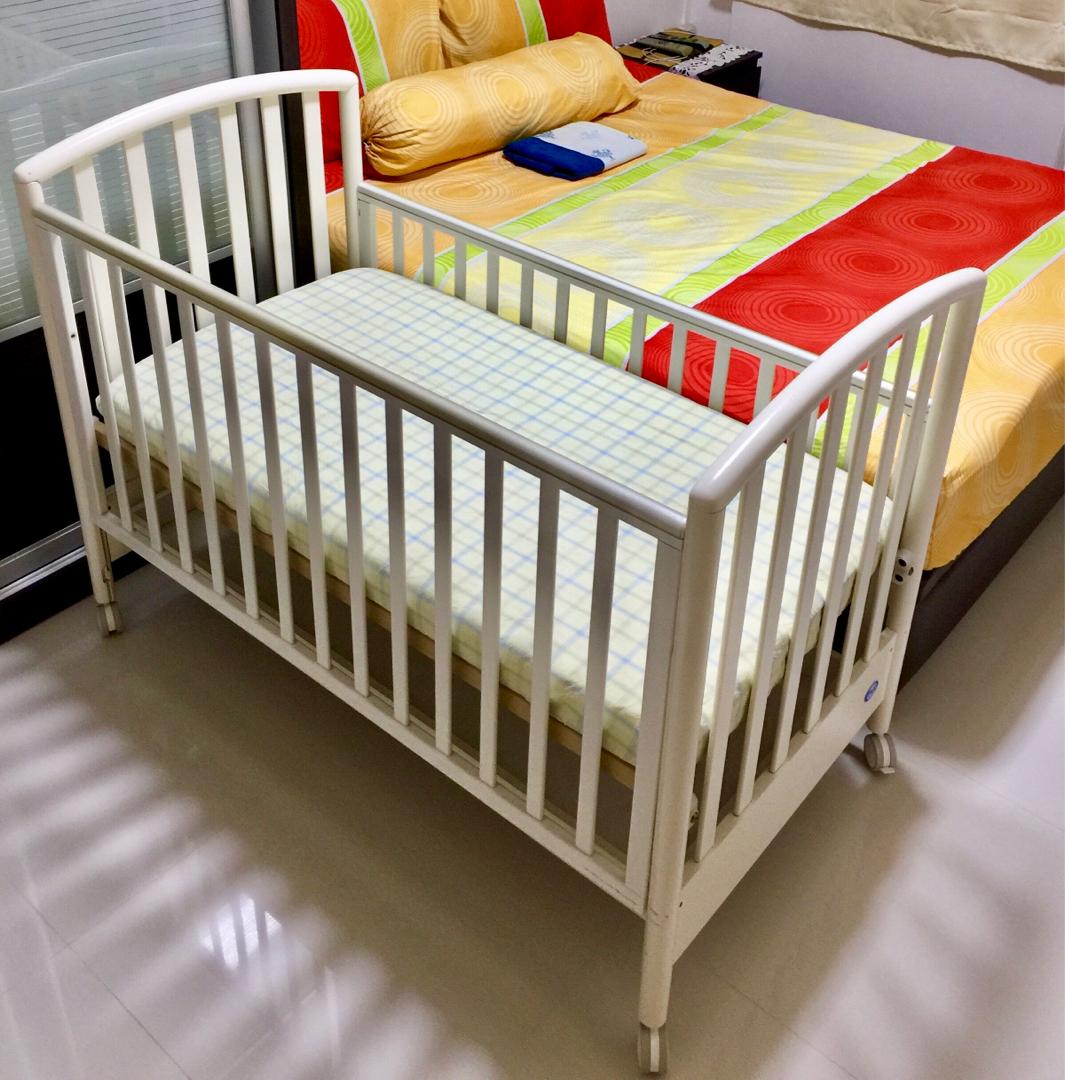 Pali Ciak Wooden Baby Cot Babies Kids Cots Cribs On Carousell