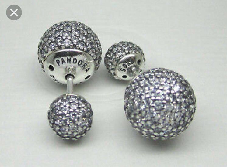 Double sided store earrings pandora