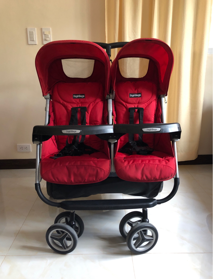 Peg Perego Aria Twin 60 40 Stroller Babies Kids Going Out