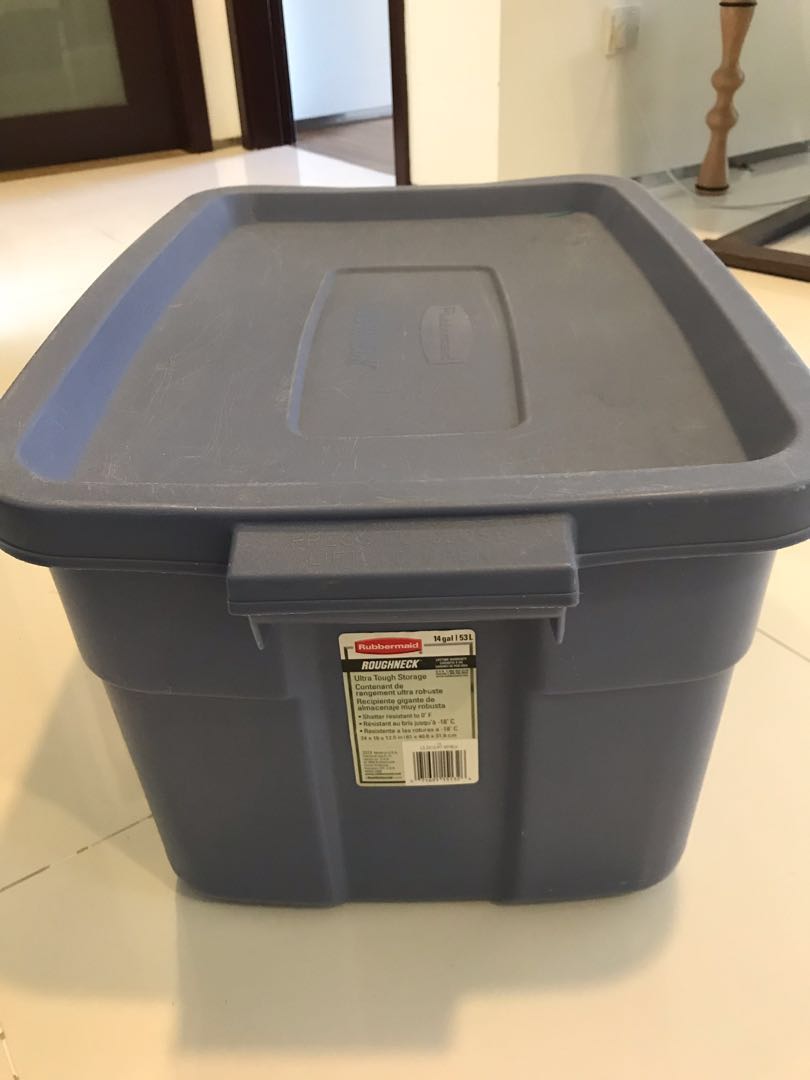 rubbermaid storage bins under bed