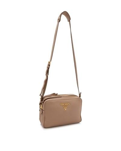 Prada Calf Leather Camera Bag CAMEO BEIGE