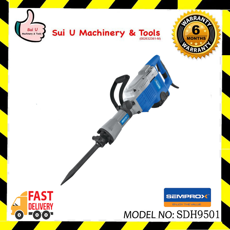 SEMPROX SDH9501 Demolition Hammer 2000w, Furniture & Home Living, Home Improvement