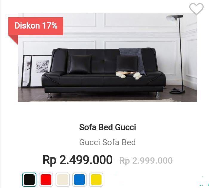 Sofabed Fabelio Gucci Home Furniture On Carou Sofabed Fabelio Gucci Home Furniture