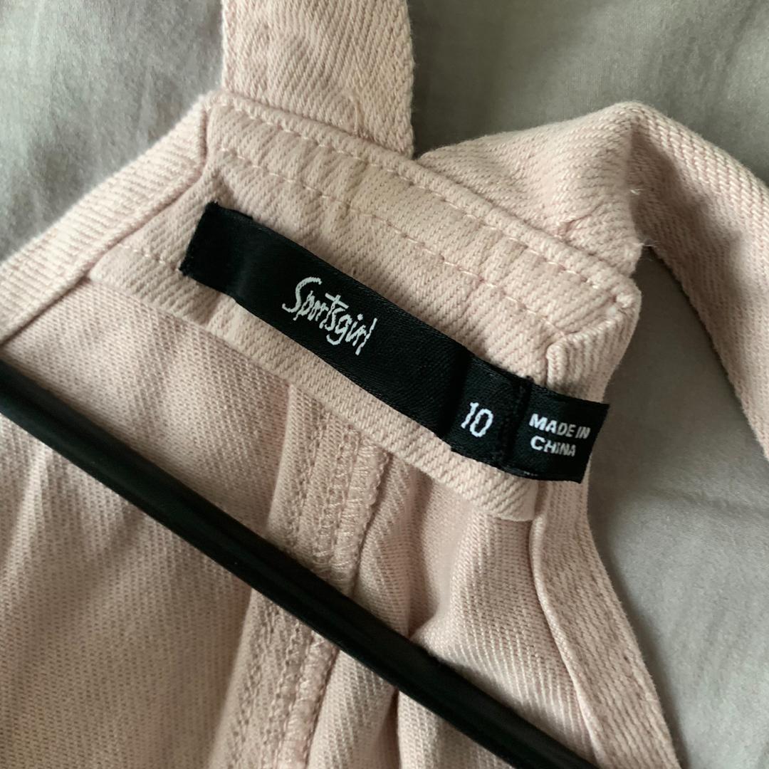 sportsgirl pink overall dress, Women's Fashion, Dresses & Sets, Dresses