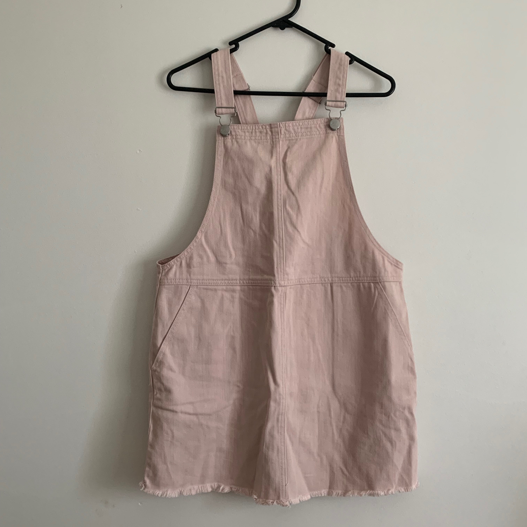 sportsgirl pink overall dress, Women's Fashion, Dresses & Sets, Dresses