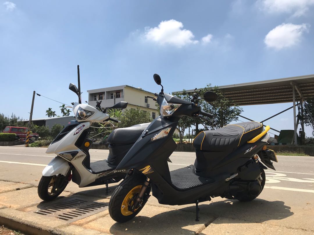 Sym Z1 Attila 黑黃跳色 機車 二手機車在旋轉拍賣