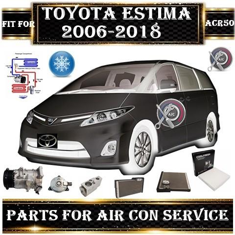 Toyota Estima 2006 2018 Acr50 Air Cond Service And Repair Parts Https Sg Carousell Com P 203126213 Evaporator Cooling Coil Compressor Condenser Fan Motor Expansion Valve Cabin Filter Etc Car Accessories Accessories On Carousell