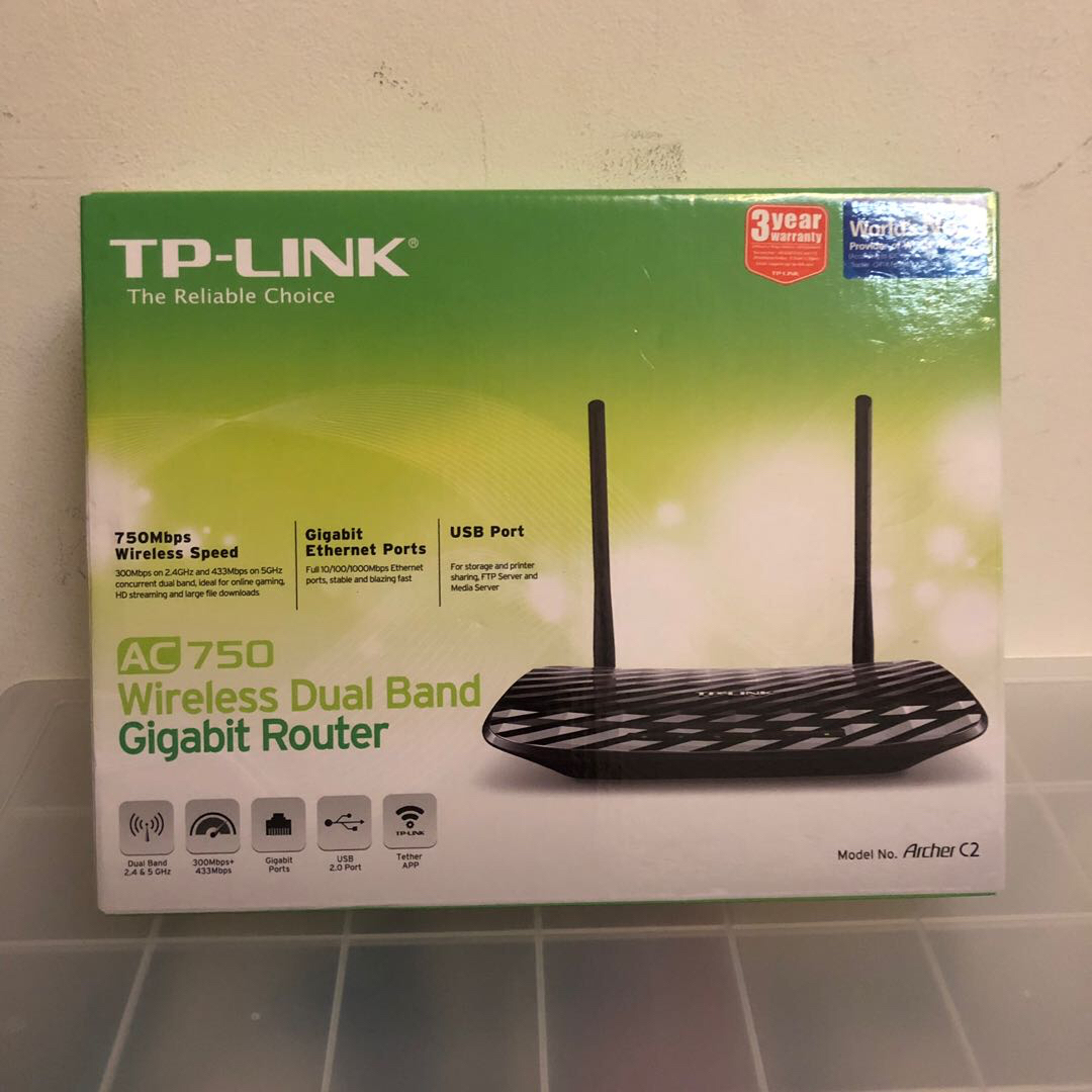 Tp Link Archer C2 Ac750 Gigabit Router Electronics Computer Parts Accessories On Carousell