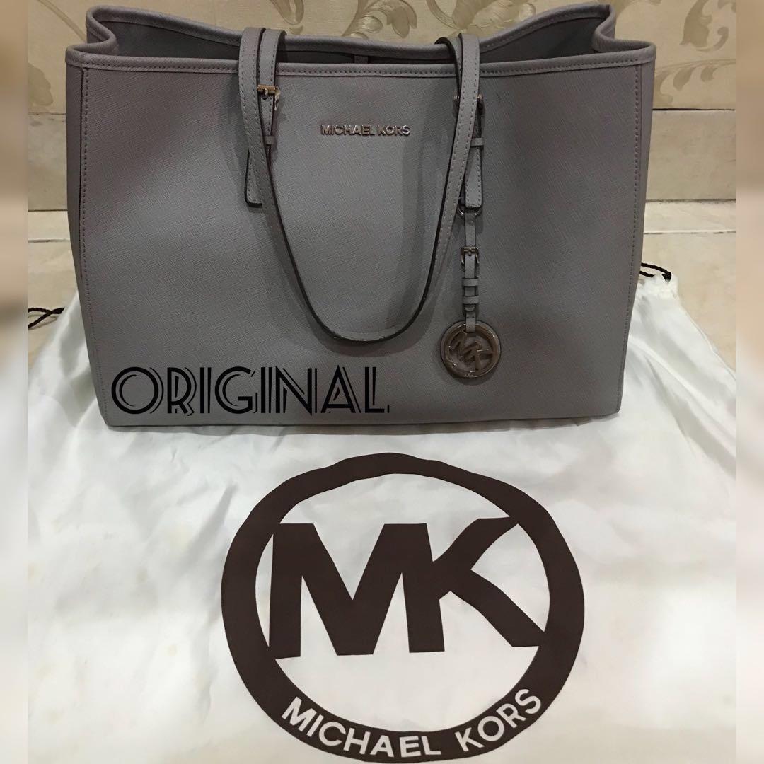 Turun Harga Branded Bag Michael Kors Large Jet Set Travel Tote Bright Ducky Fesyen Wanita Tas Dompet Di Carousell