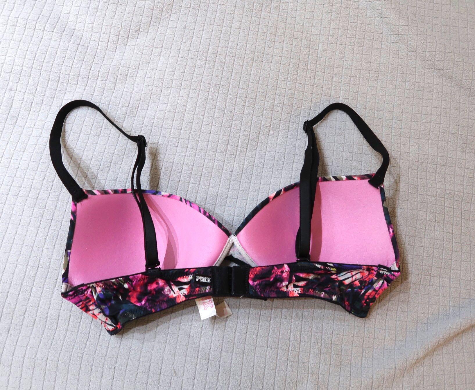 pink push up bra review