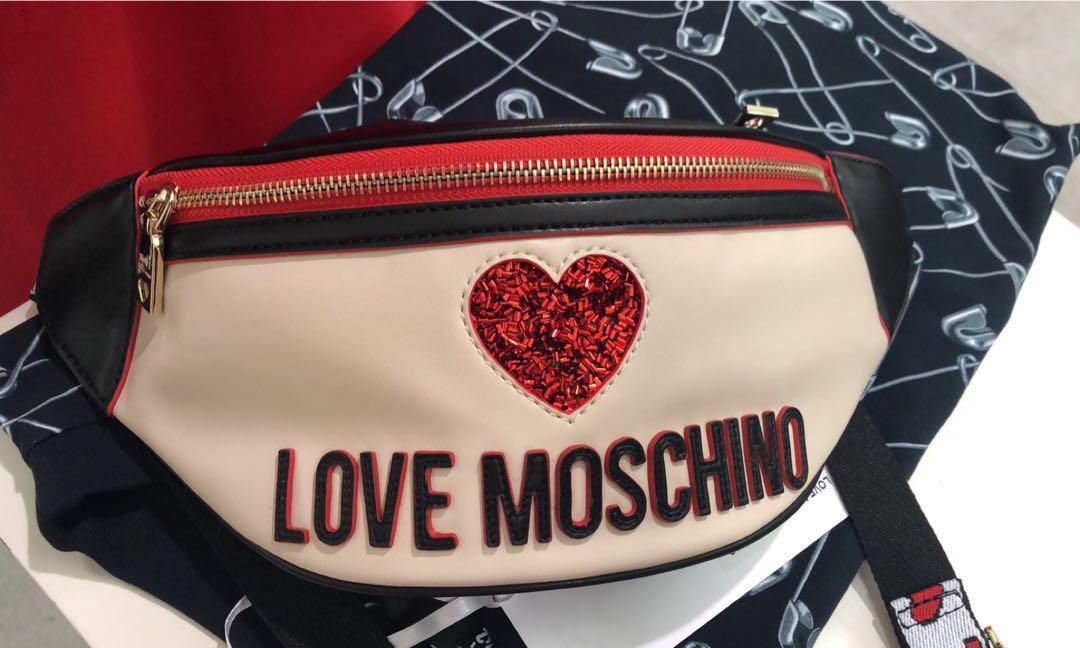 100 Authentic Limited Edition Love Moschino Bum Waist Pouch Fanny Pack Bag Luxury Bags Wallets on Carousell