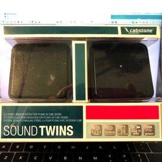 Cabstone Soundtwins 2.0 PC Speakers 電腦啦叭